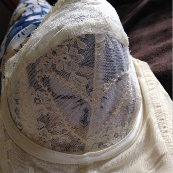 Corde de Paris Open Btm French Lace Girdle Corset. Vintage full length Girdle. - Picture 7 of 13